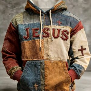 Hoodie Jesus Patchy