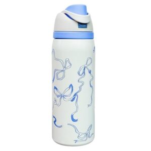 Sip Flask Large 1.2L Blue Bows