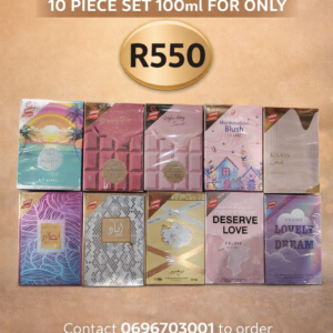 Mix Set 10 x100ml bottles